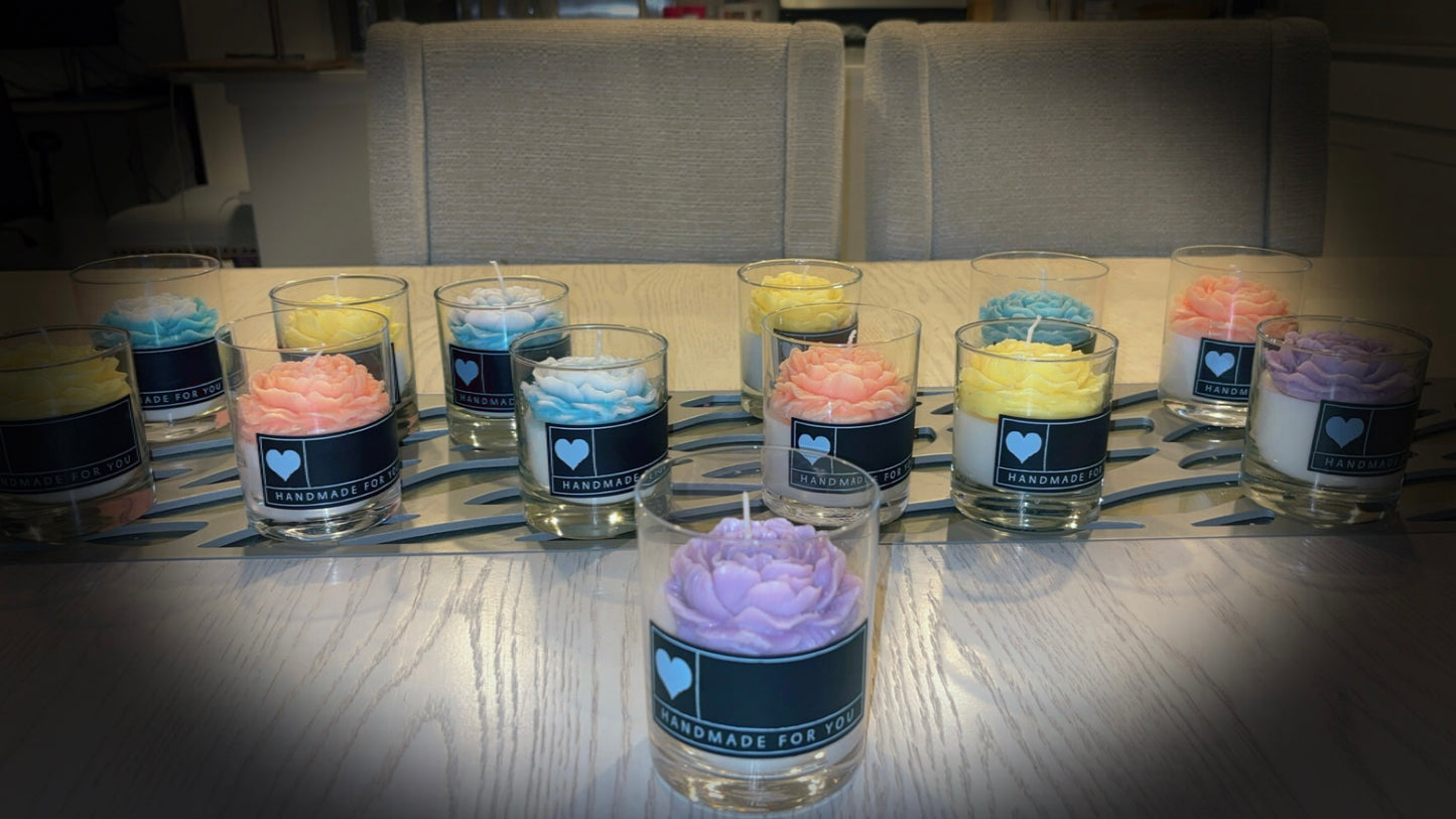 Petite Peony candles