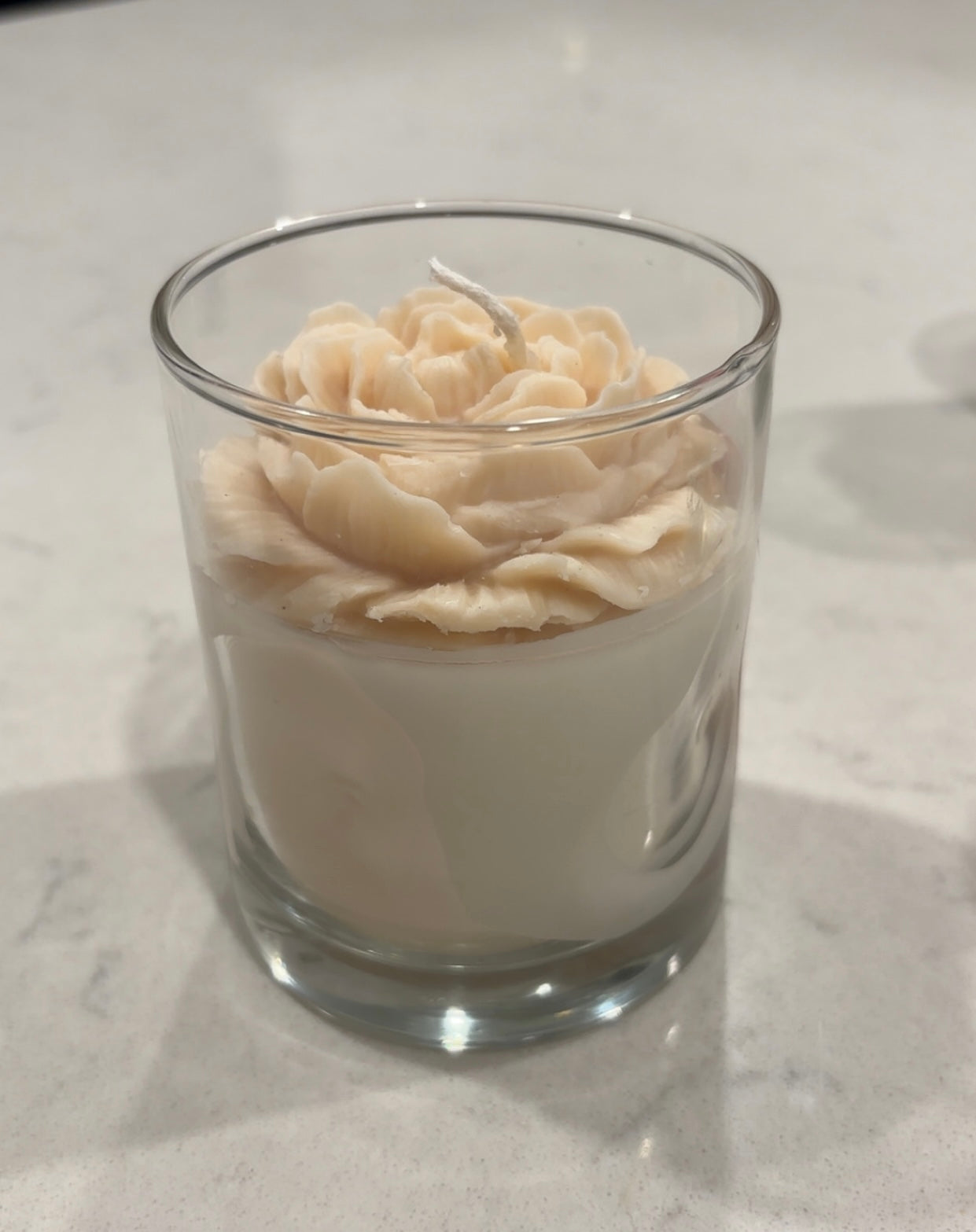 Peony Floral  Scented Soy Candle