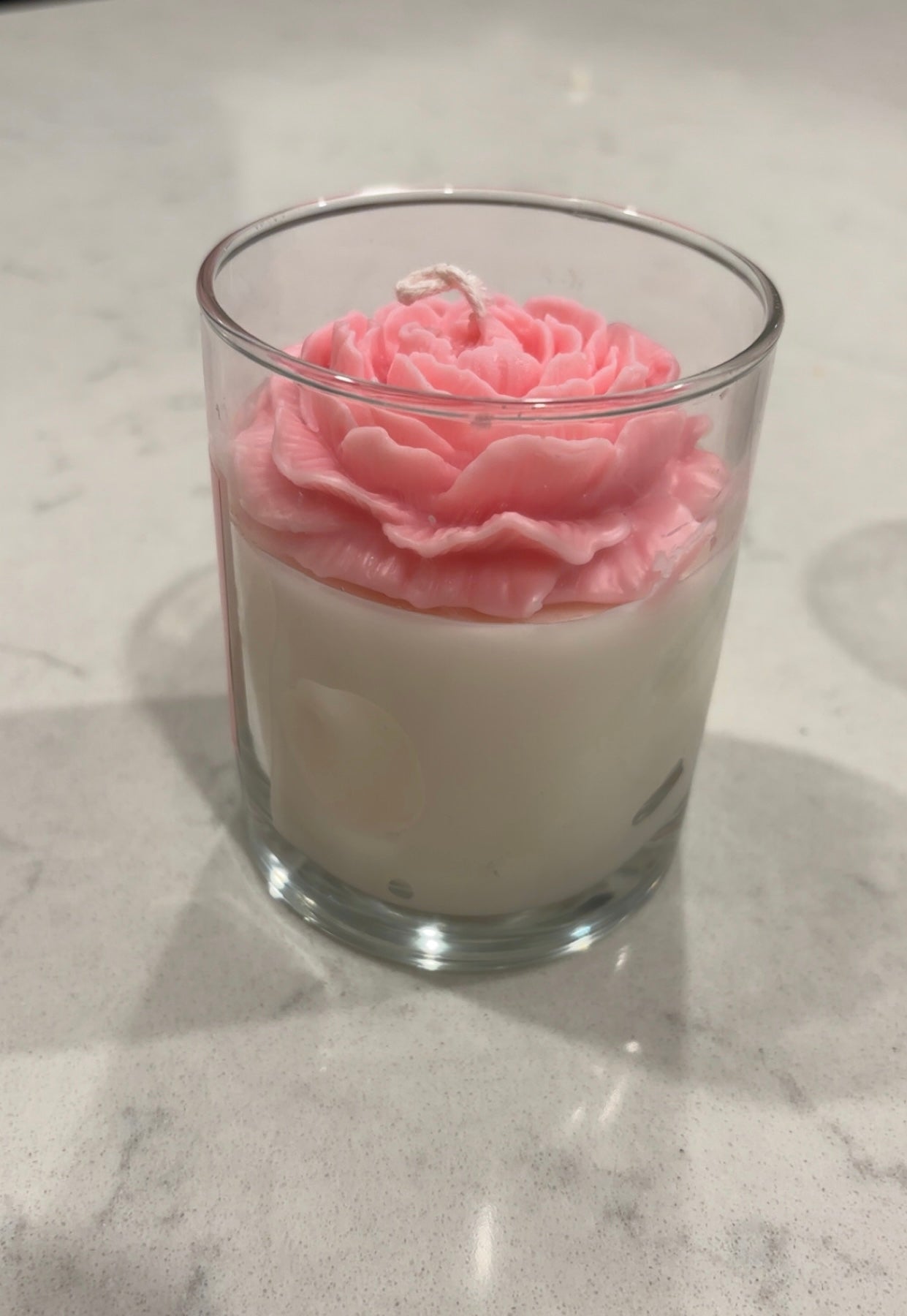 Peony Floral  Scented Soy Candle