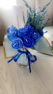 Don't Be Blue Bouquet hand poured with Soy Wax